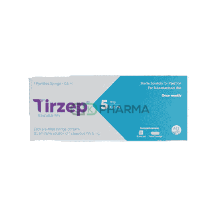 Tirzep Injection 5 mg/0.5 ml (Tirzepatide)