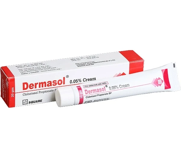 Dermasol Cream, Clobetasol Propionate 0.05%, 20gm tube