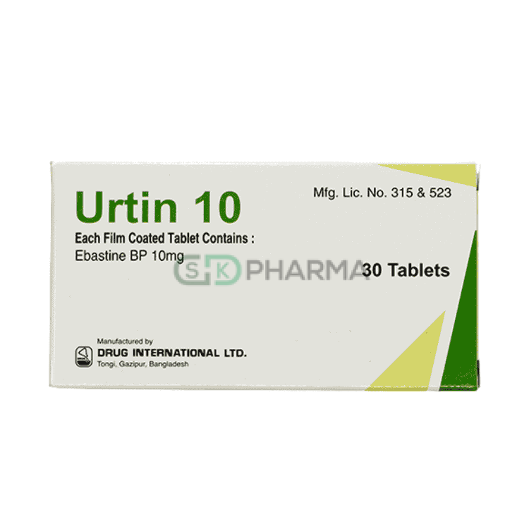Urtin Tablet 10 mg (Ebastine)