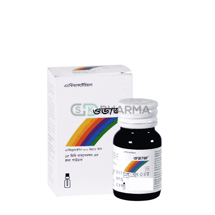 Odaz Suspension 200 mg/5 ml (Azithromycin Dihydrate)