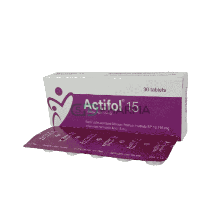 Actifol Tablet 15 mg (Folinic Acid)