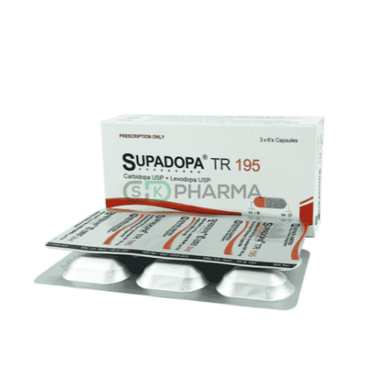 Supadopa TR Capsule 48.75 mg+195 mg (Carbidopa + Levodopa (Extended release))