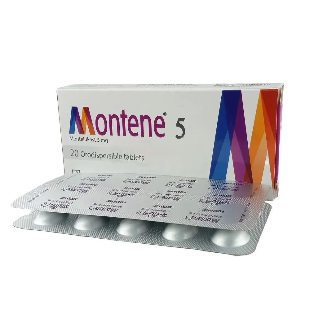 Montene Dispersible Tablet, Montelukast Sodium 5 mg