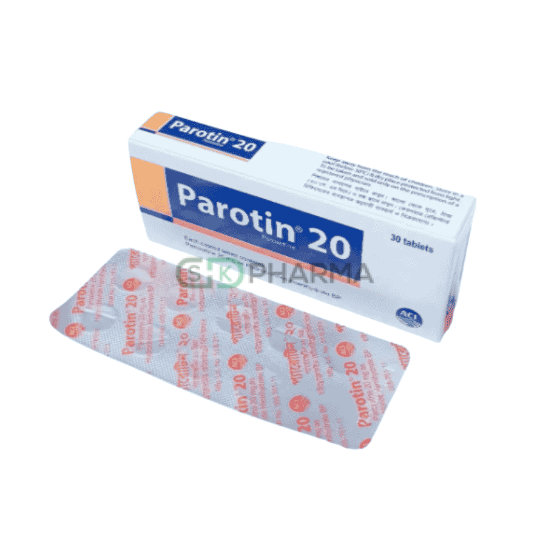Parotin Tablet 20 mg (Paroxetine Hydrochloride)