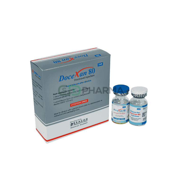 Docexan Injection 80 mg/vial (Docetaxel Trihydrate)