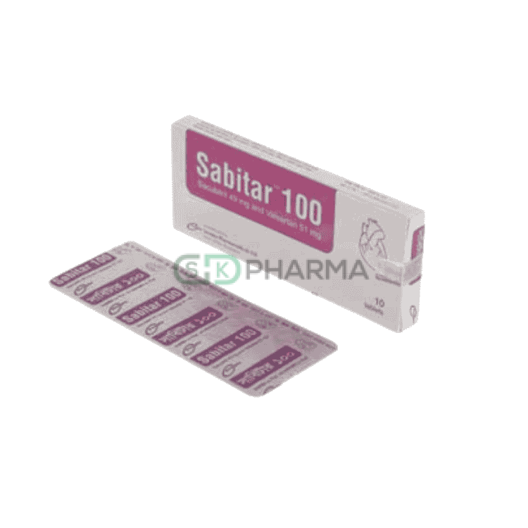 Sabitar Tablet 49 mg+51 mg (Sacubitril + Valsartan)