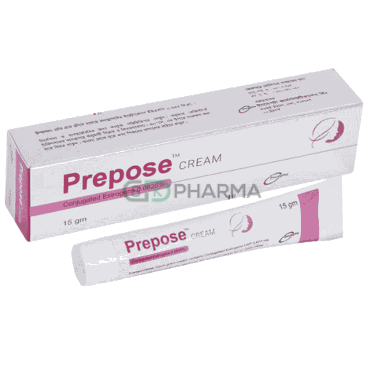 Prepose Vaginal Cream 0.06% (Conjugated Estrogen (Cream))