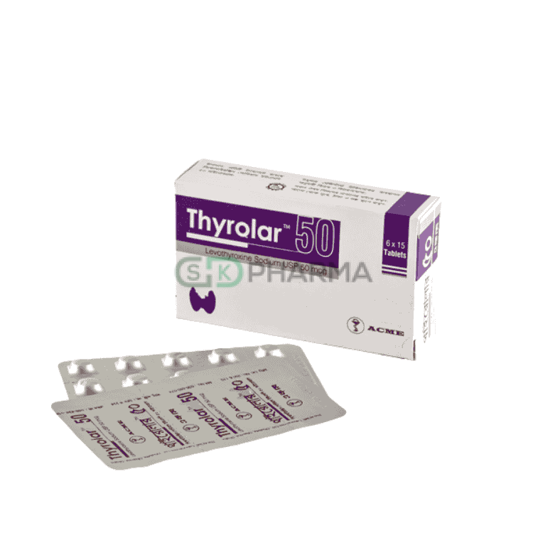 Thyrolar Tablet 50 mcg (Levothyroxine Sodium)