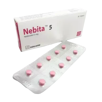 Nebita Tablet, Nebivolol Hydrochloride 5 mg