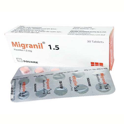 Migranil Tablet, Pizotifen 1.5 mg