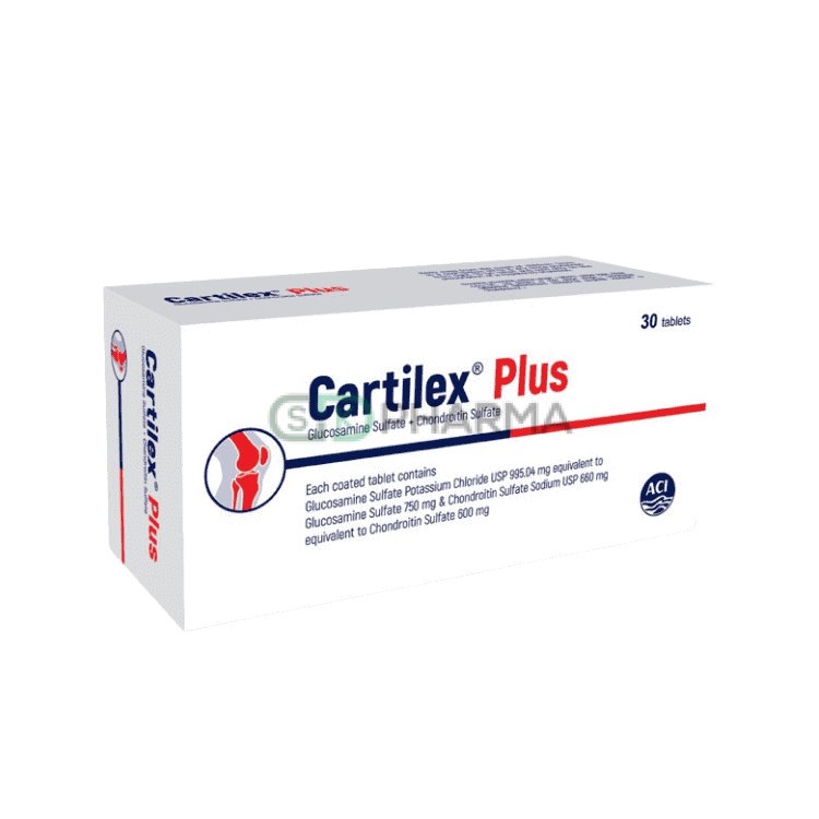 Cartilex Plus Tablet 750 mg+600 mg (Glucosamine Sulfate + Chondroitin)