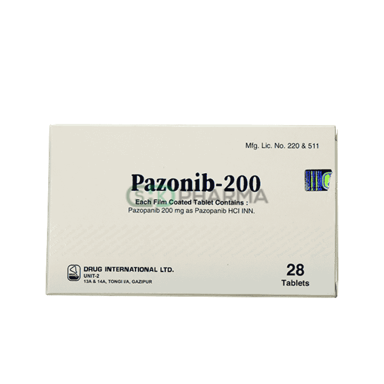 Pazonib Tablet 200 mg (Pazopanib Hydrochloride)