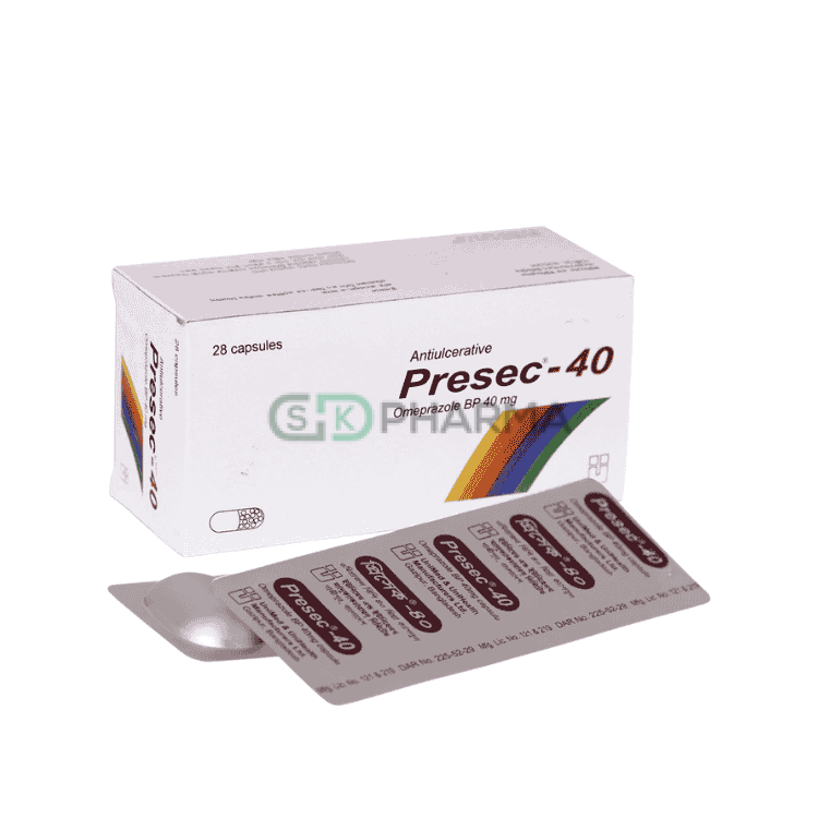 Presec Capsule 40 mg (Omeprazole)