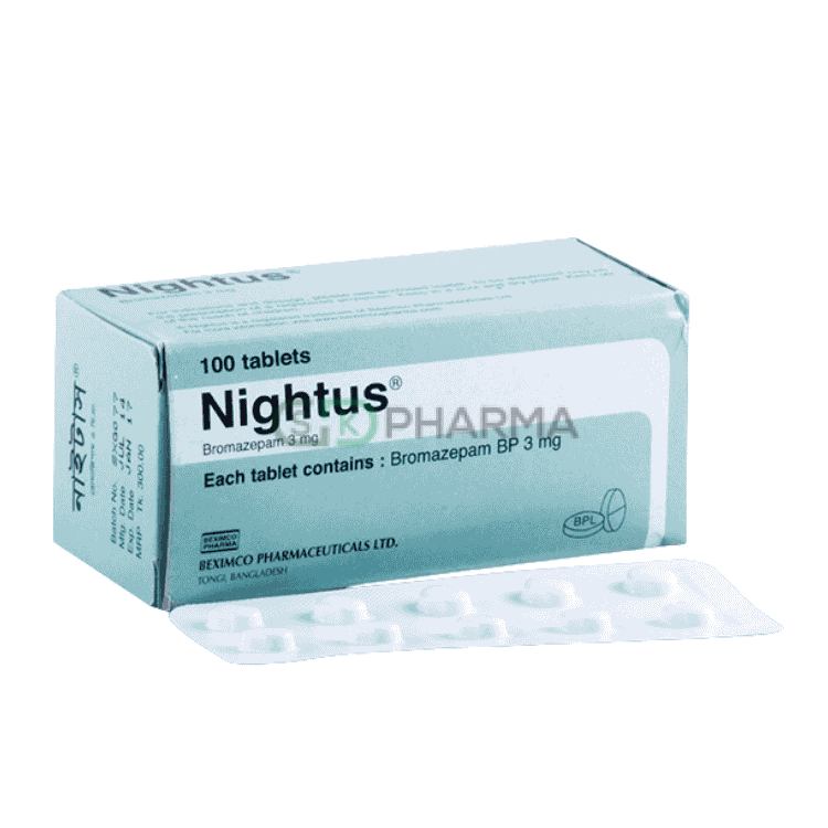 Nightus Tablet 3 mg (Bromazepam)