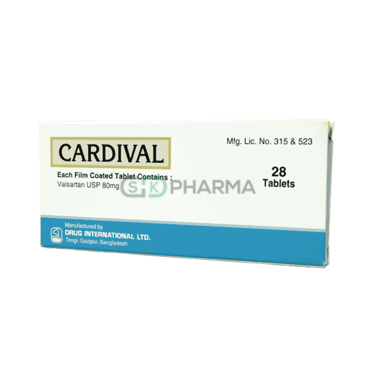 Cardival Tablet 80 mg (Valsartan)