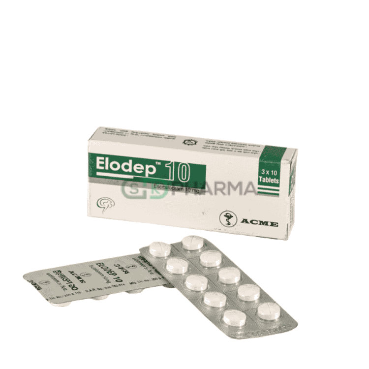 Elodep Tablet 10 mg (Escitalopram Oxalate)