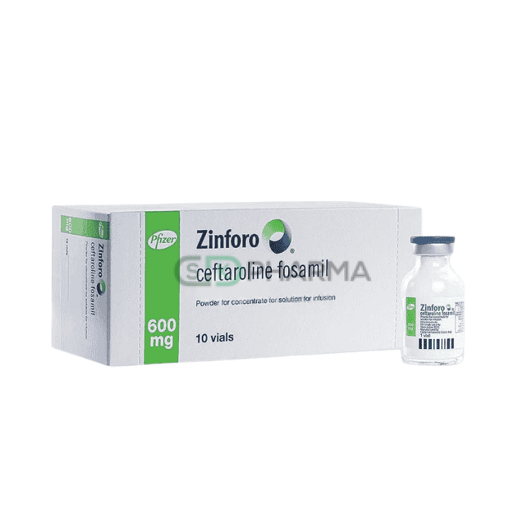 Zinforo Injection 600 mg/vial (Ceftaroline Fosamil)