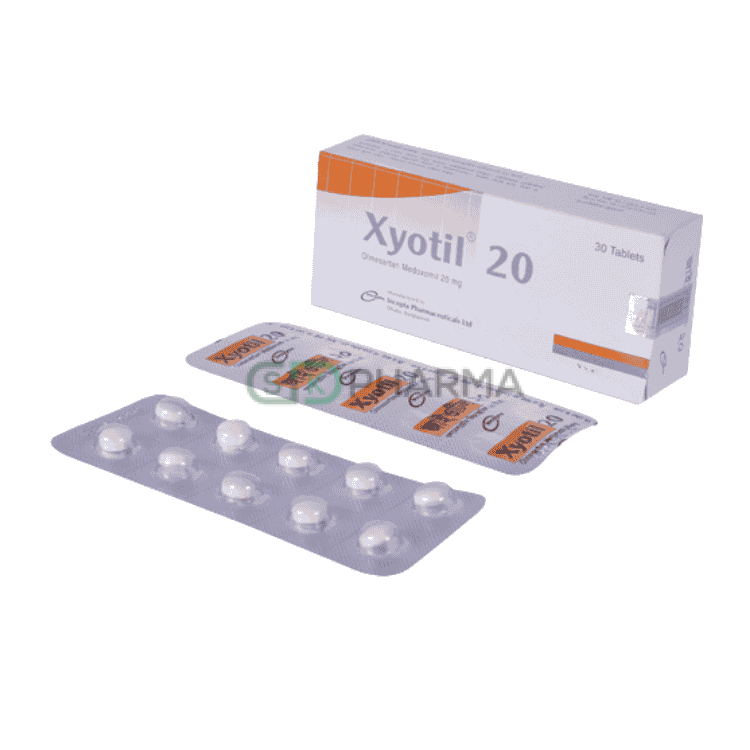 Xyotil Tablet 20 mg (Olmesartan Medoxomil)