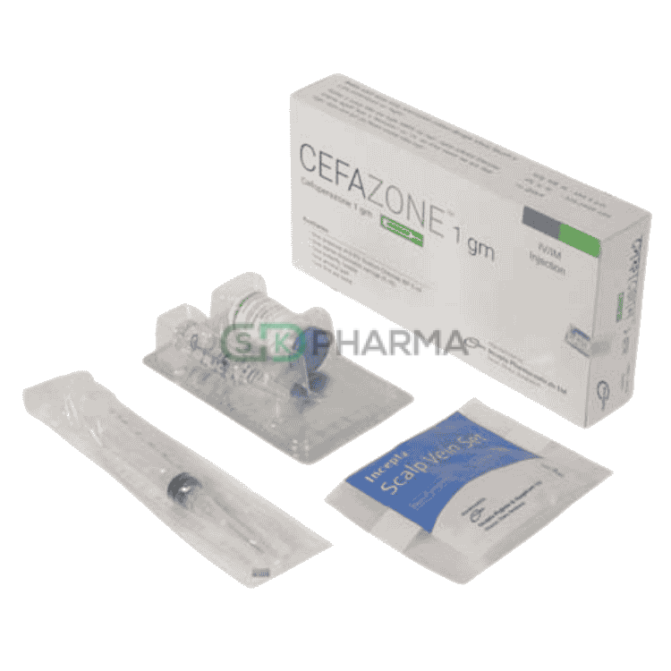 Cefazone Injection 1 gm/vial (Cefoperazone Sodium)