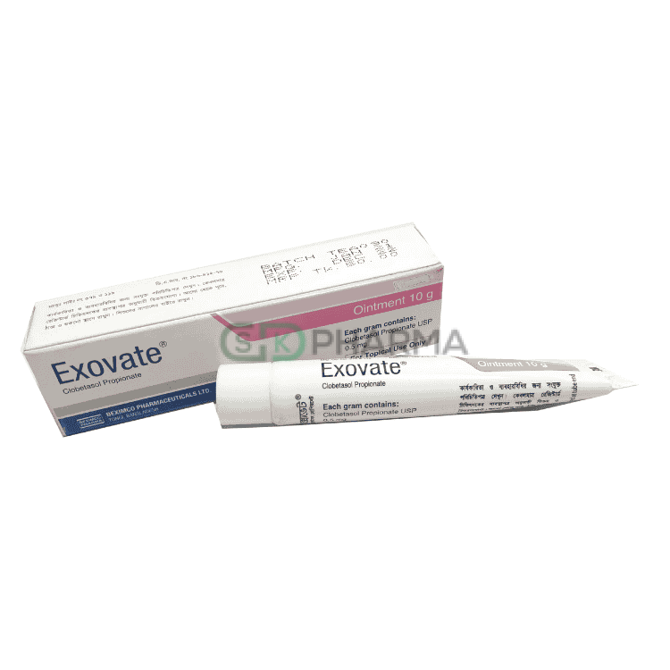 Exovate Ointment 0.05% (Clobetasol Propionate)
