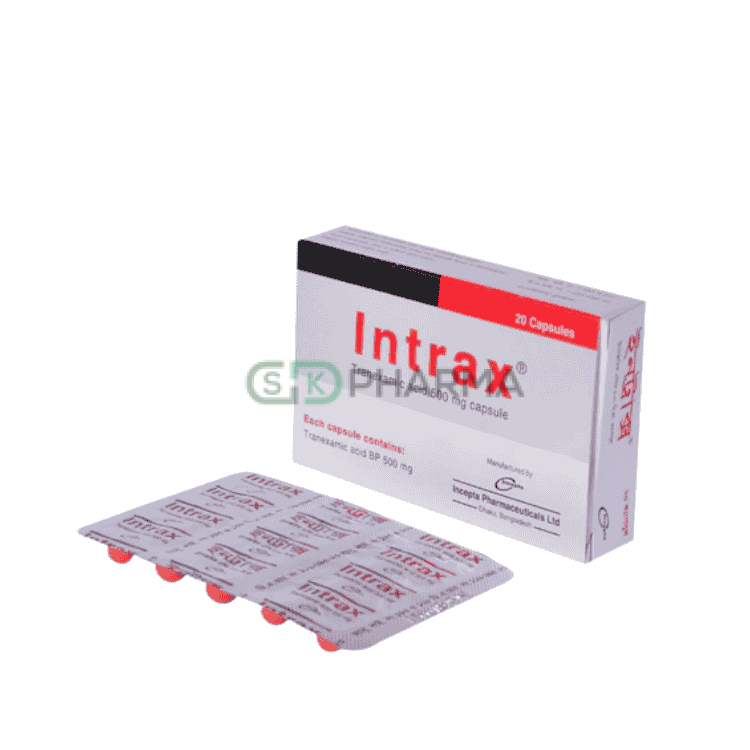 Intrax Capsule 500 mg (Tranexamic Acid)