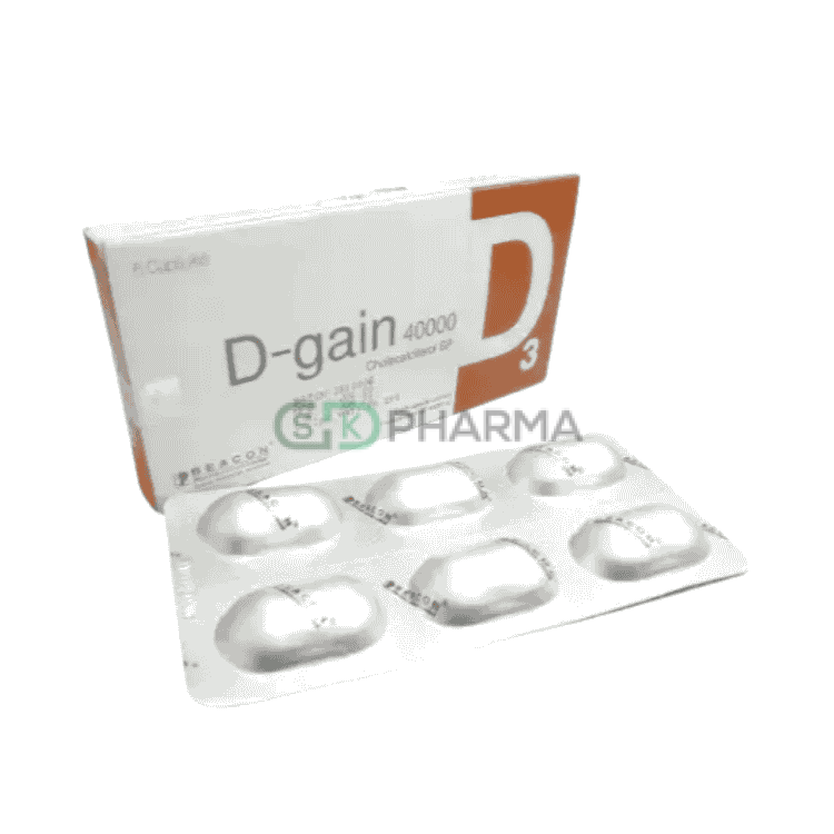 D-gain Capsule 40000 IU (Cholecalciferol [Vitamin D3])
