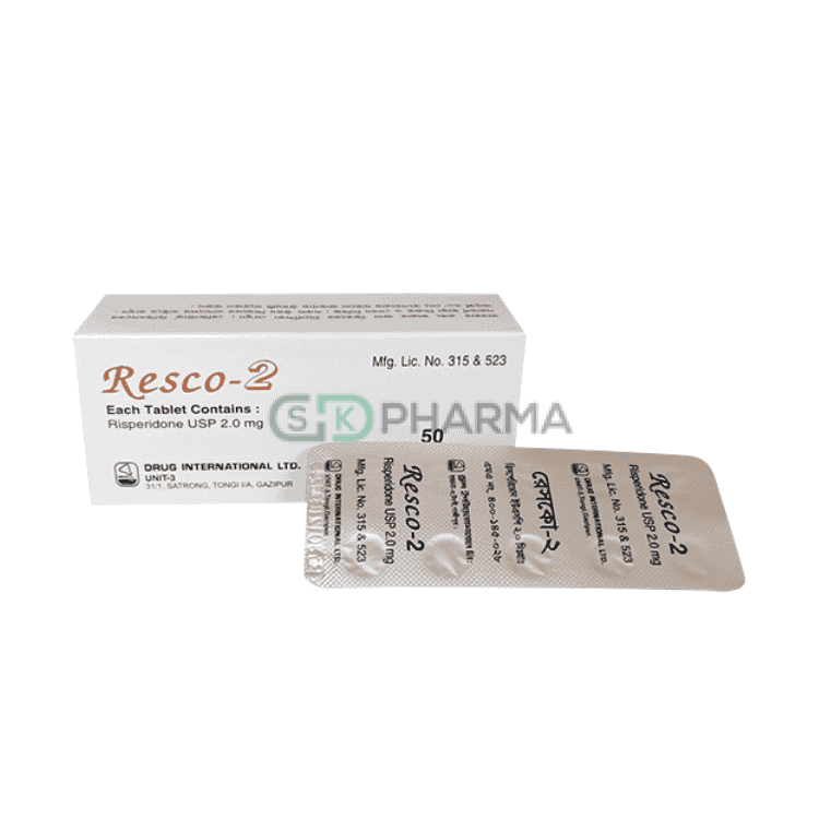 Resco Tablet 2 mg (Risperidone)