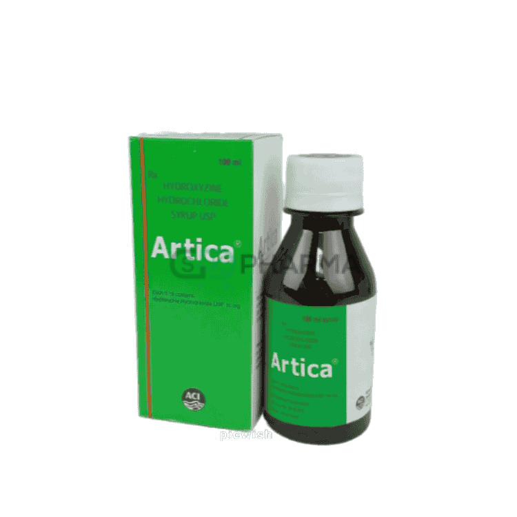 Artica Syrup 10 mg/5 ml (Hydroxyzine Hydrochloride)