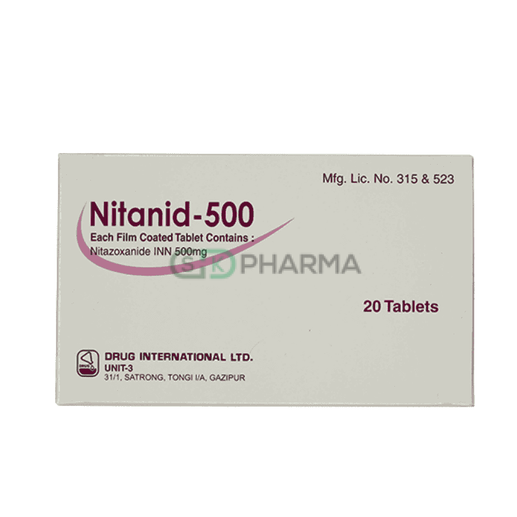 Nitanid Tablet 500 mg (Nitazoxanide)