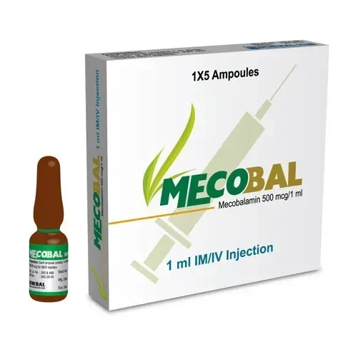 Mecobal IM/IV Injection 1 ml ampoule, Mecobalamin 500 mcg/ml