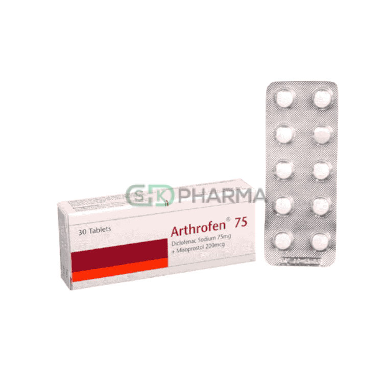 Arthrofen Tablet 75 mg+200 mcg (Diclofenac Sodium + Misoprostol)