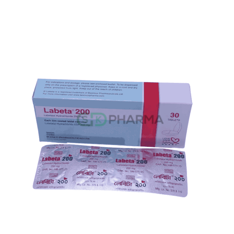 Labeta Tablet 200 mg (Labetalol Hydrochloride)