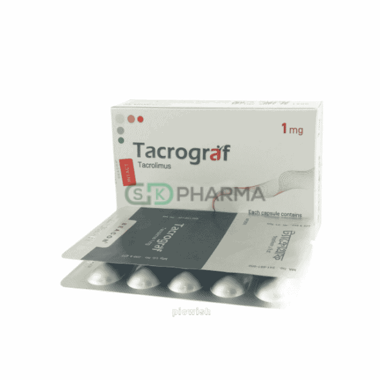 Tacrograf Capsule 1 mg (Tacrolimus Monohydrate (Oral))