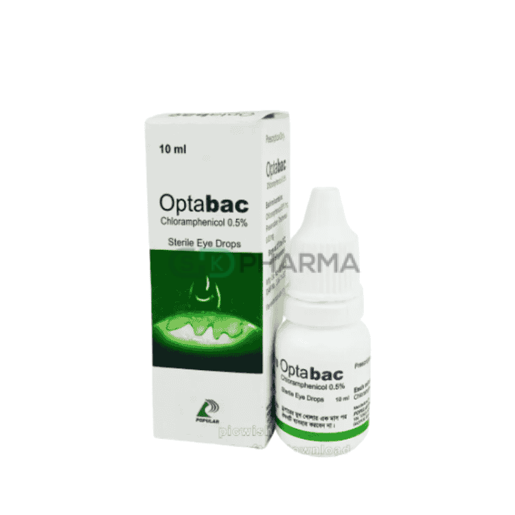 Optabac Eye Drop 0.50% (Chloramphenicol (Ophthalmic))