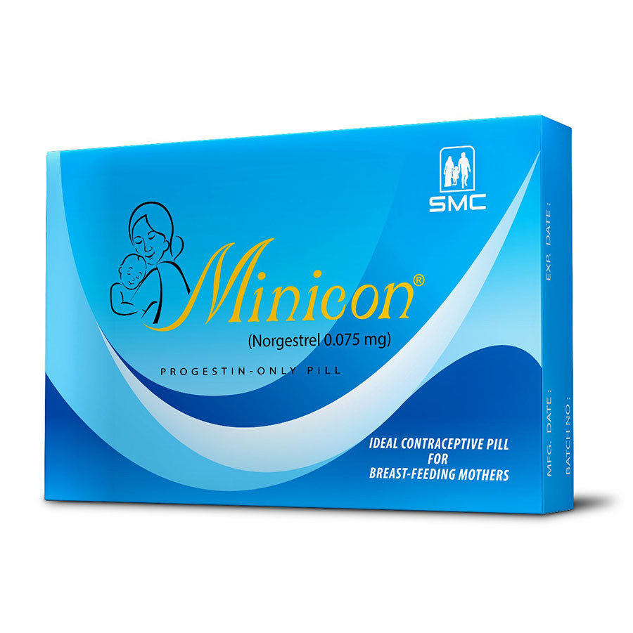Minicon Tablet (28's)  Norgestrel, [For breastfeeding mother] 0.075 mg
