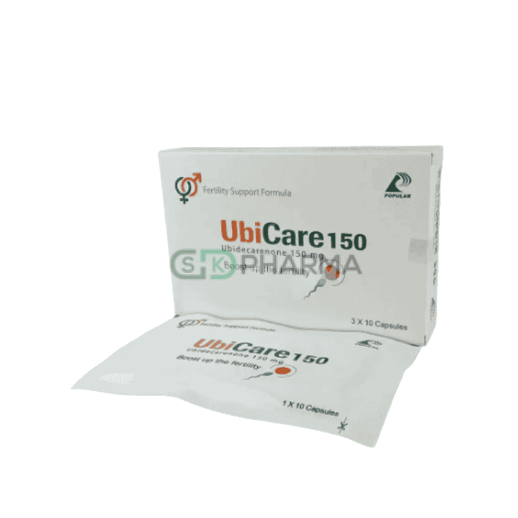 UbiCare Capsule 150 mg (Coenzyme Q10 [Ubidecarenone])