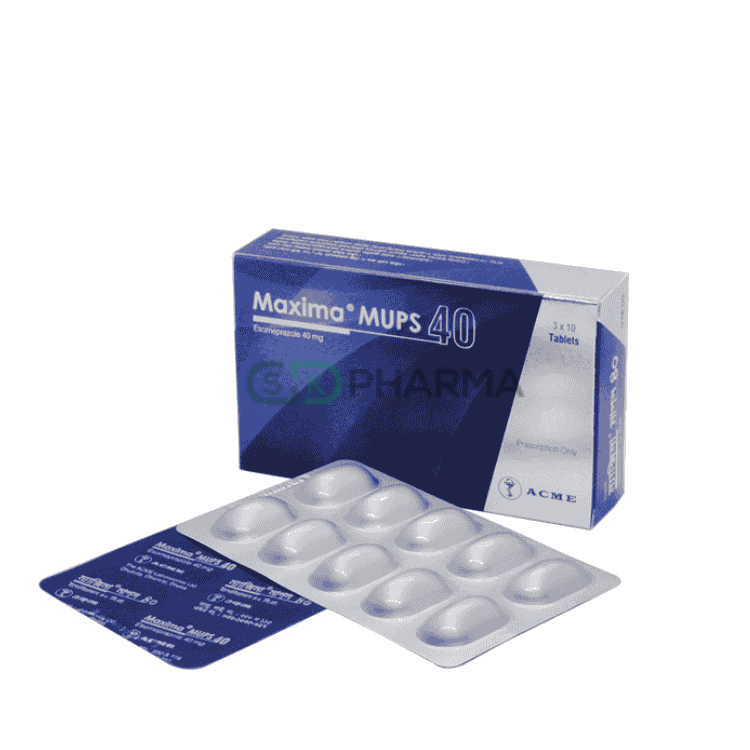 Maxima MUPS Tablet 40 mg (Esomeprazole (MUPS preparation))