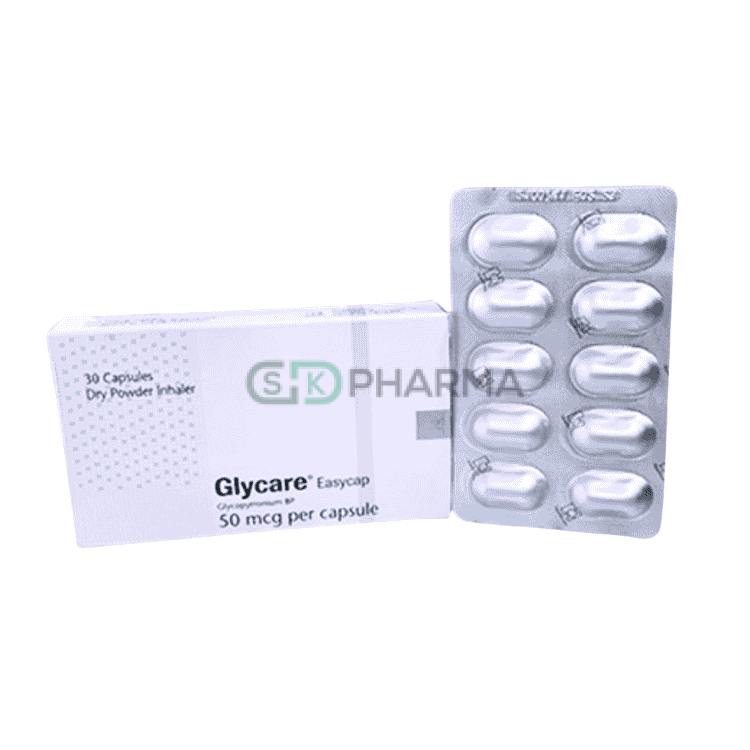 Glycare Inhalation Capsule 50 mcg (Glycopyrronium Bromide (Inhalation capsule))