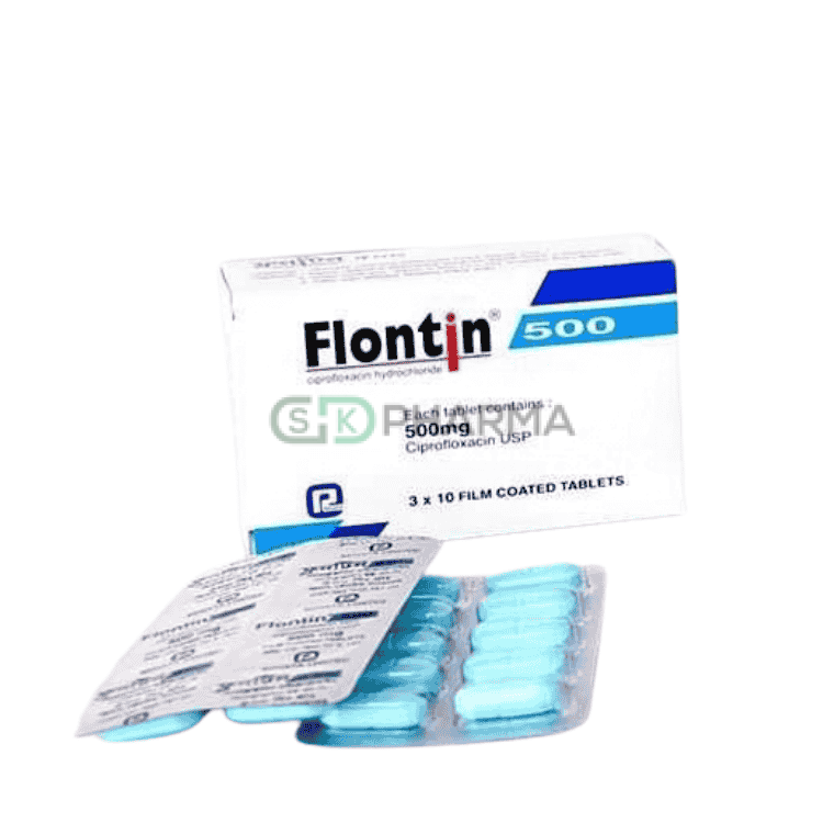 Flontin Tablet 500 mg (Ciprofloxacin)