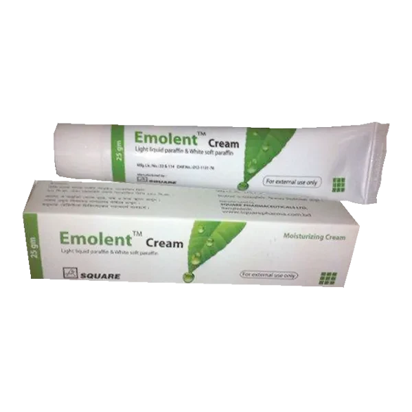 Emolent Cream 25gm, White Soft Paraffin + Liquid Paraffin 15%+6%