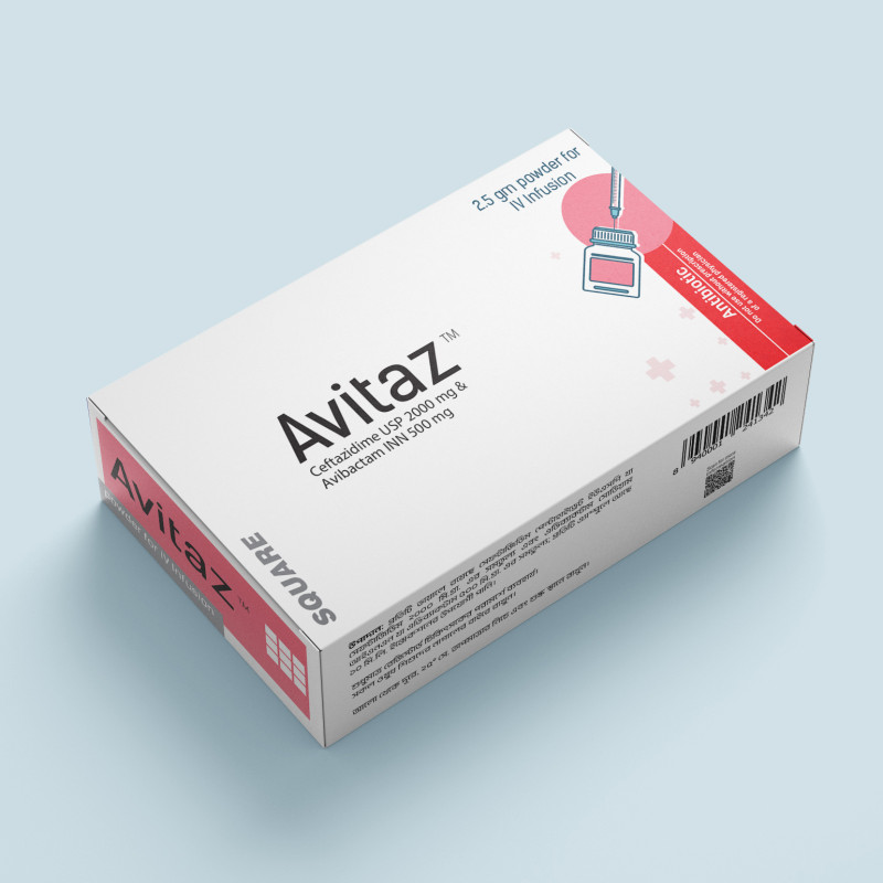 Avitaz IV Infusion,  Ceftazidime + Avibactam (2 gm+0.5 gm)/vial