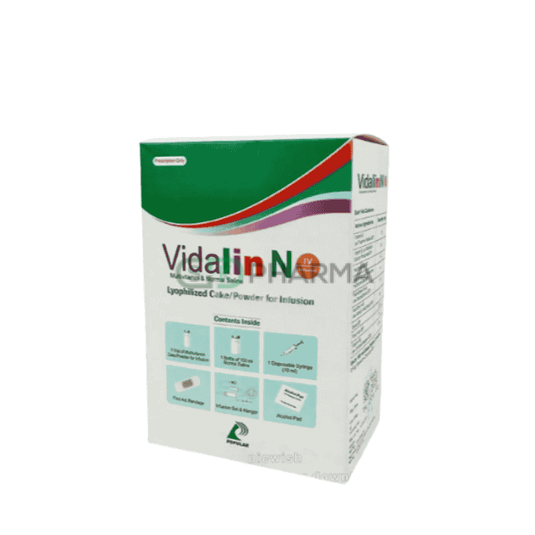 Vidalin N Injection (Multivitamin  [water soluble] + Normal Saline)
