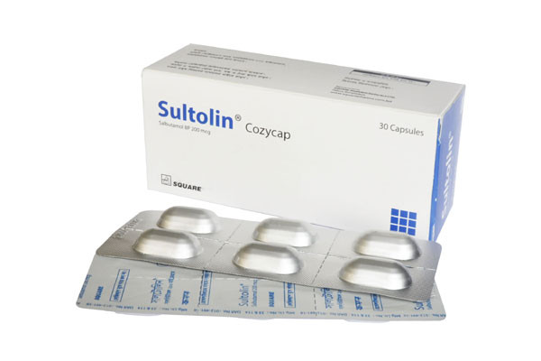 Sultolin Dry Powder Inhalation Capsule (DPI), Salbutamol 200 mcg