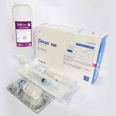 Zimax IV Infusion, Azithromycin Dihydrate 500 mg/vial