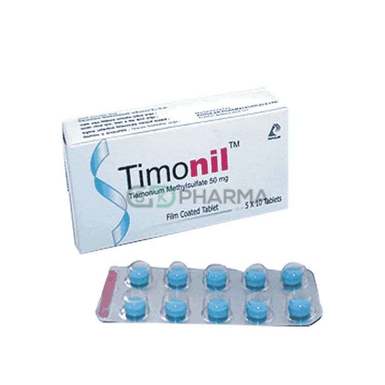 Timonil Tablet 50 mg (Tiemonium Methylsulfate)