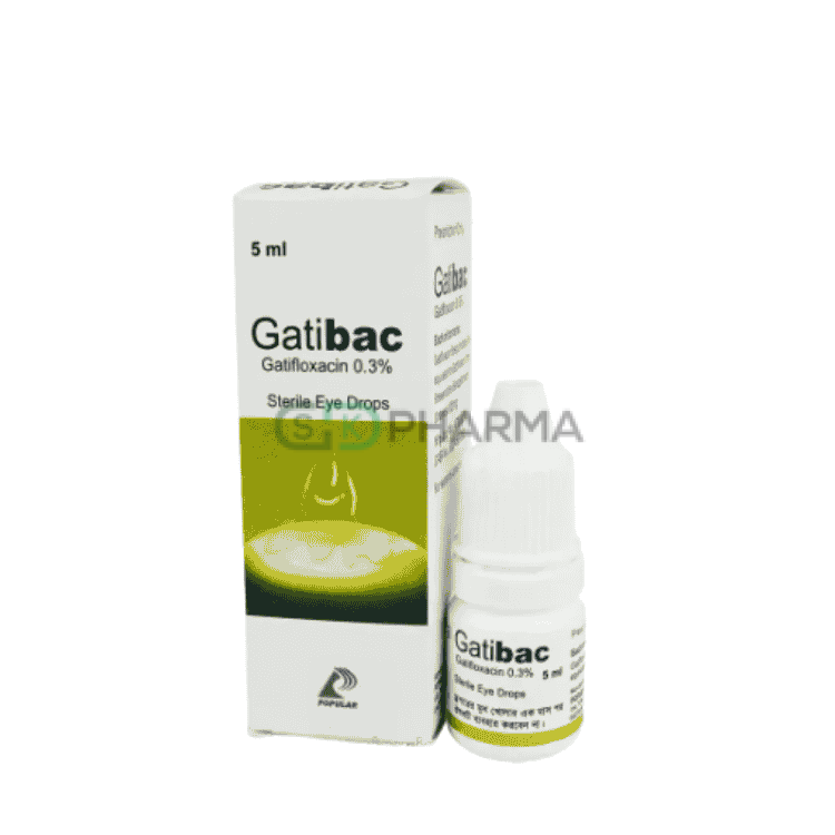 Gatibac Eye Drop 0.30% (Gatifloxacin)