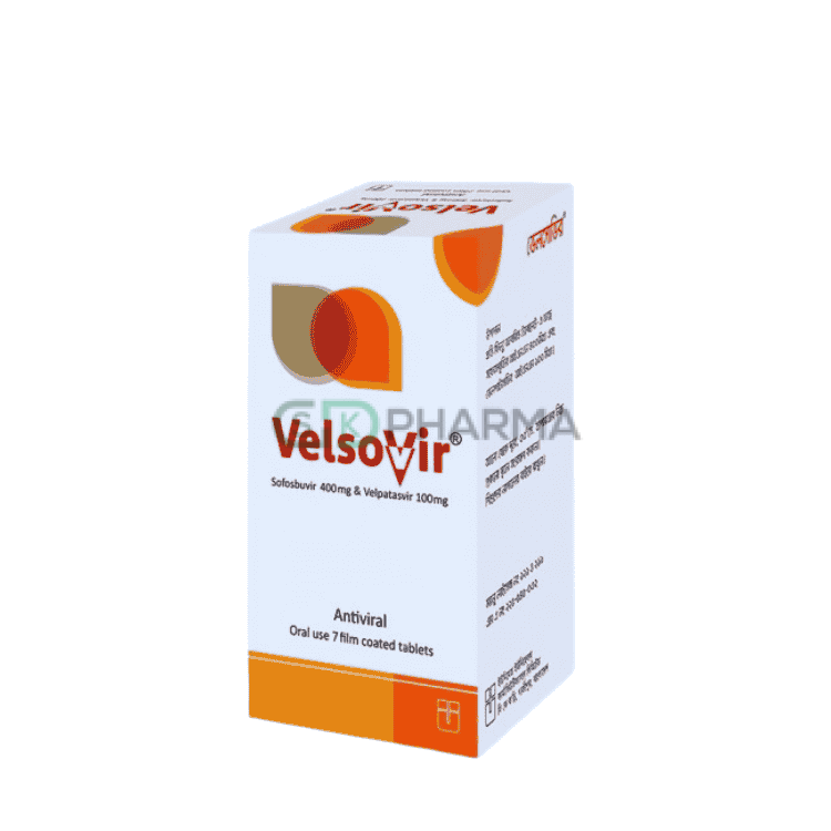 Velsovir Tablet 400 mg+100 mg (Sofosbuvir + Velpatasvir)