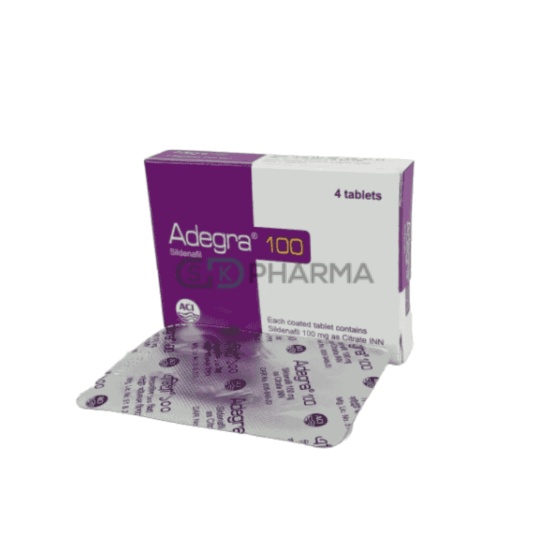 Adegra Tablet 100 mg (Sildenafil Citrate)