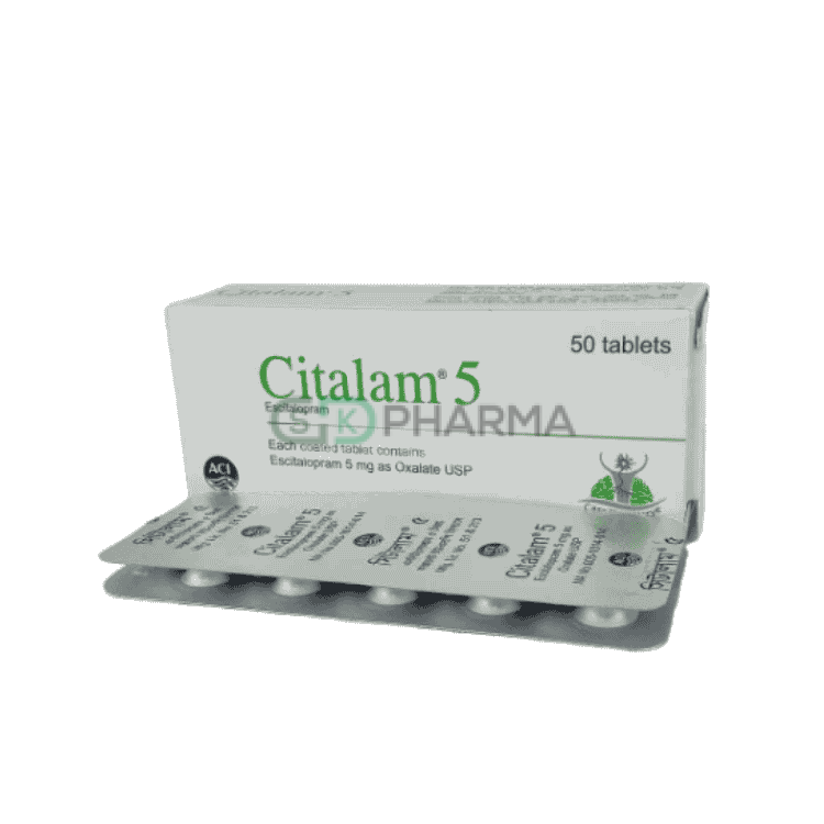 Citalam Tablet 5 mg (Escitalopram Oxalate)