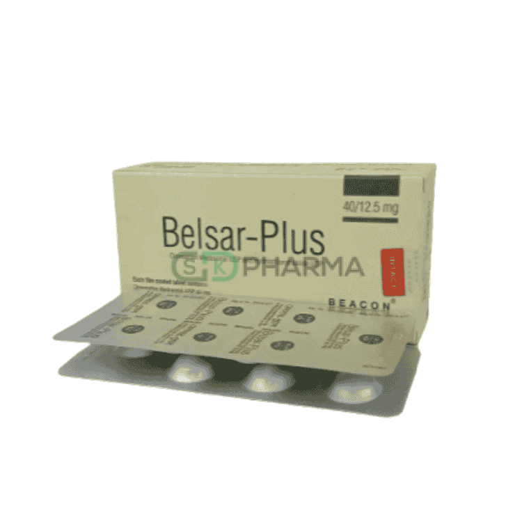 Belsar Plus Tablet 40 mg+12.5 mg (Olmesartan Medoxomil + Hydrochlorothiazide)
